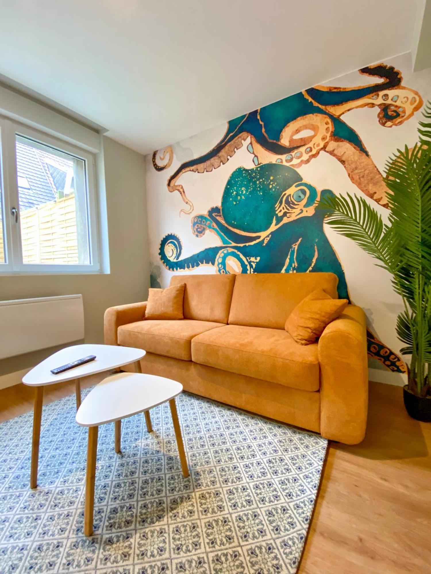 L'Octopus - Appartement 2 Adultes 2 Enfants Jardin, Proche Centre Et Plage Le Portel Esterno foto